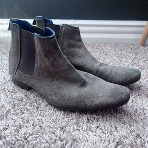 Frank Wright Olive Green Chelsea Boots Sz 8.5